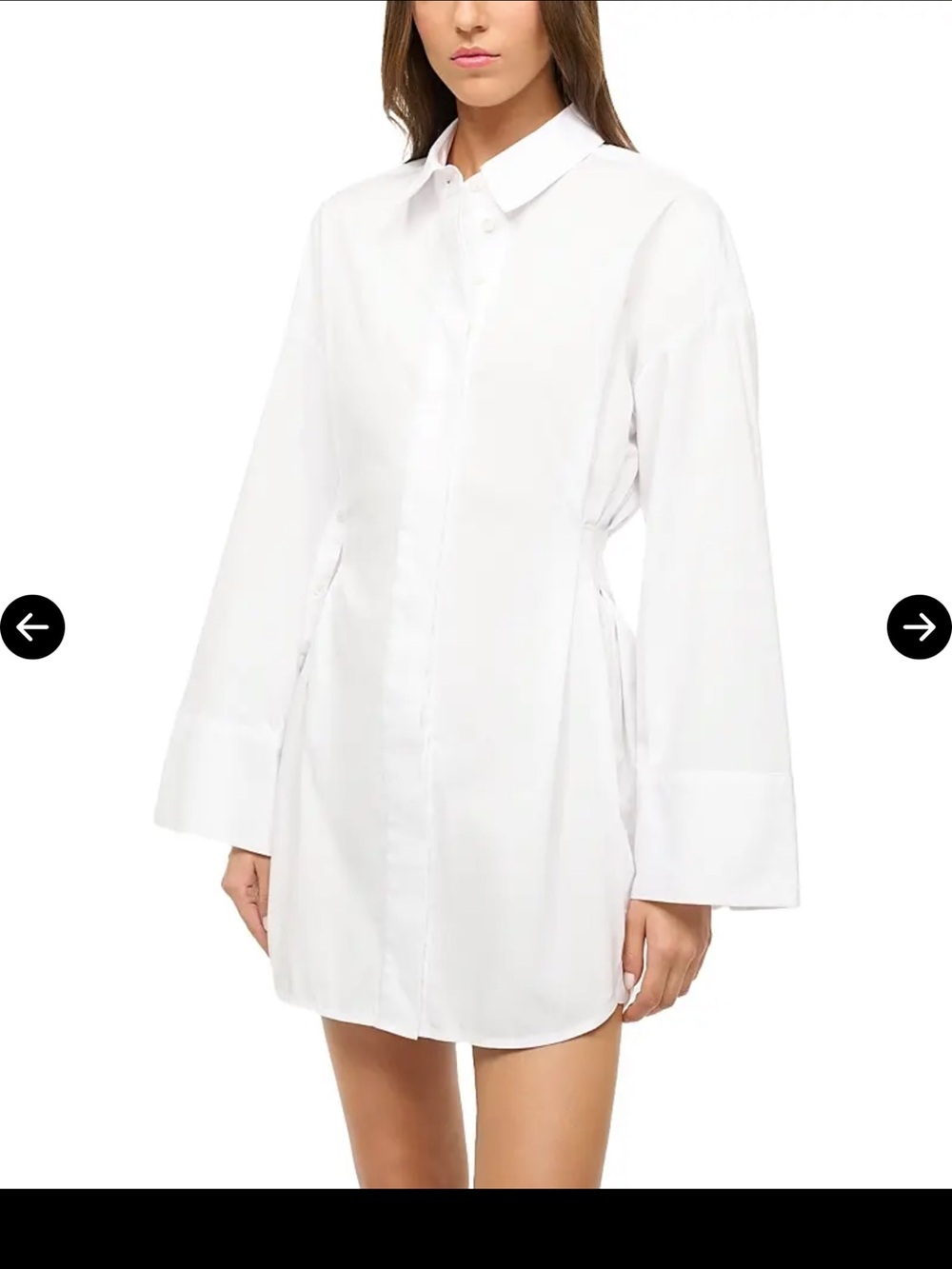 STAUD Cindy Shirt Dress NWT